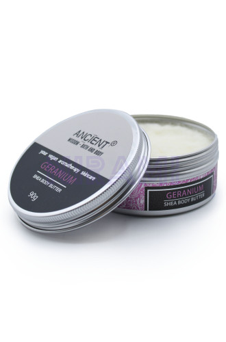 Manteca Corporal de Karité Aromaterapia 90g - Geranio