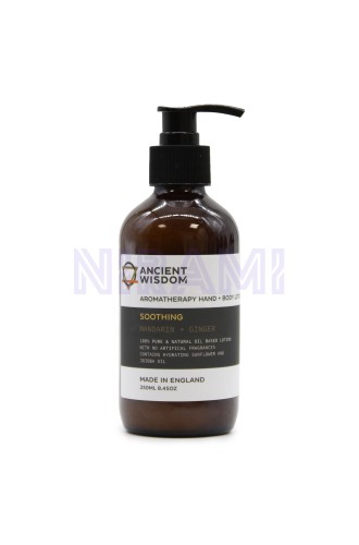 Loción para manos y cuerpo de mandarina y jengibre 250 ml