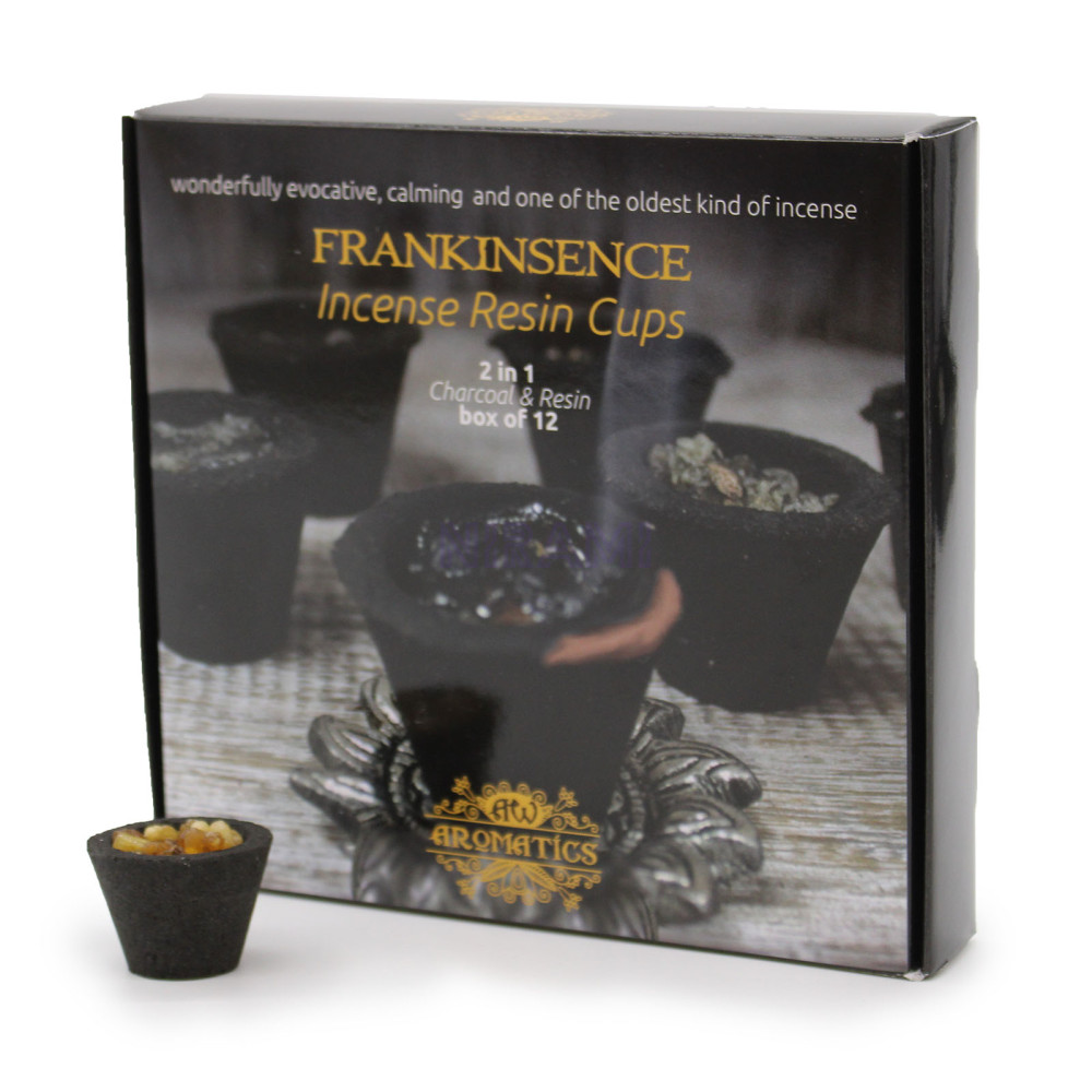 Frankincense - Box of 12 resin cups 