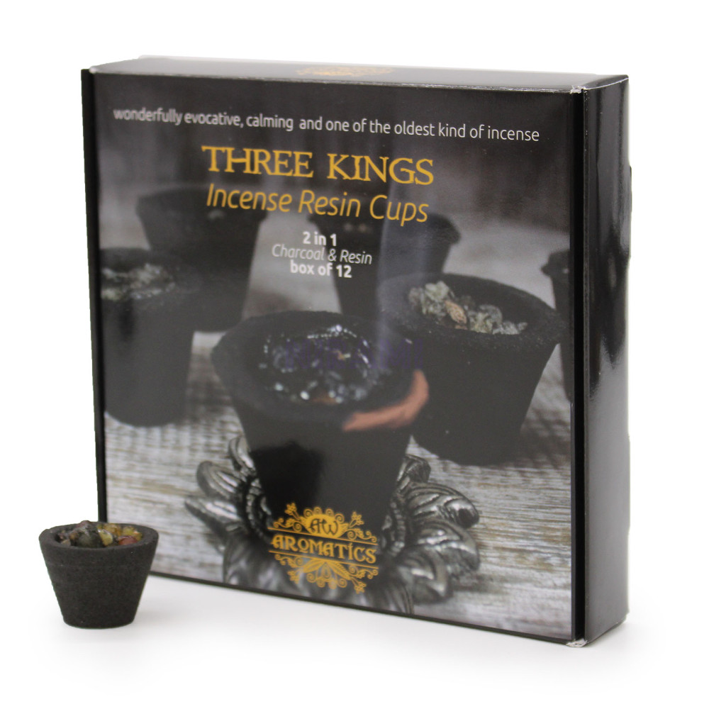 Three Kings - Box of 12 Resin Cups 