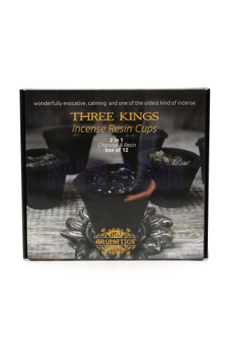 Three Kings - Box of 12 Resin Cups 