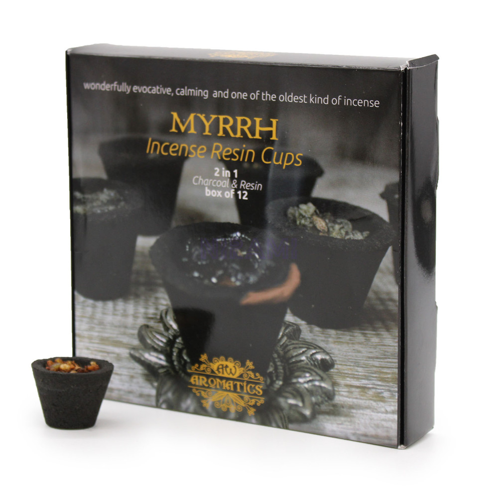 Myrrh - Box of 12 Resin Cups 