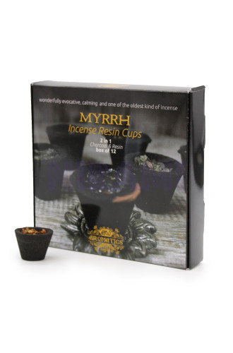 Myrrh - Box of 12 Resin Cups 