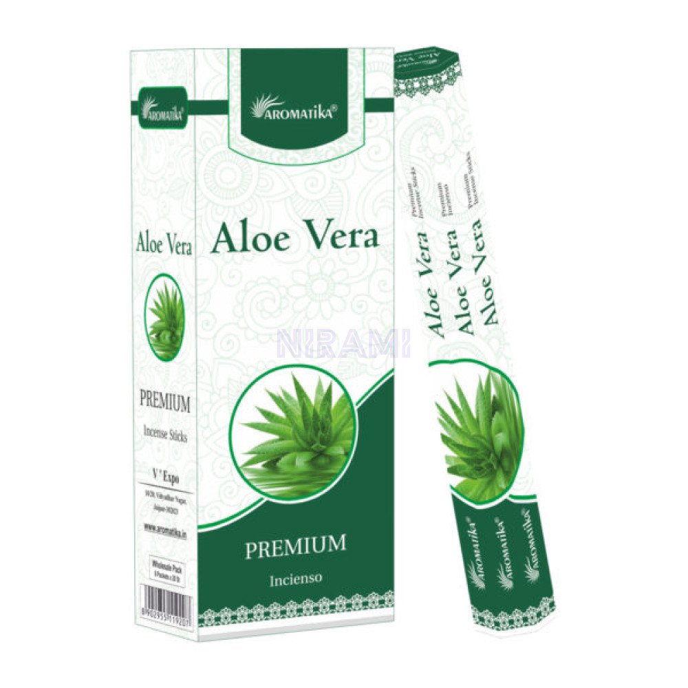  Áloe Vera - Aromatika Varillas Incienso