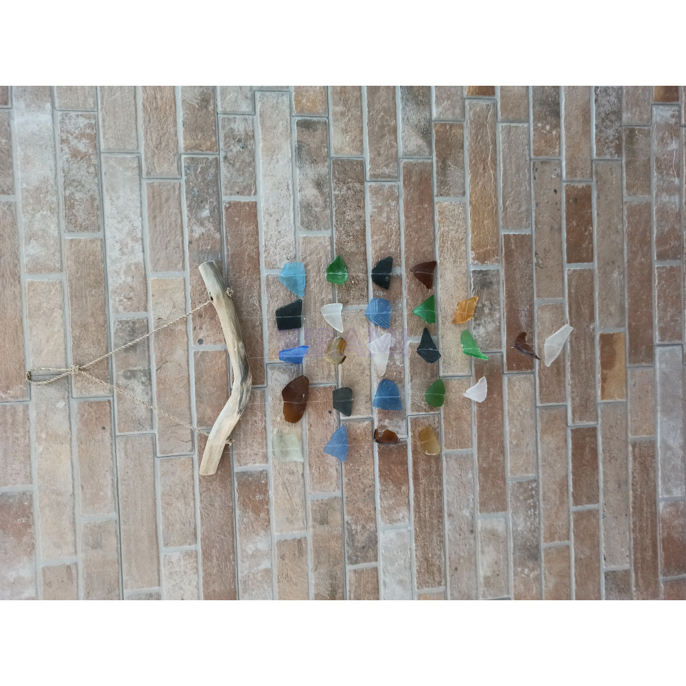 Simple Hanging Five Strings Wind Chime - Multicolored