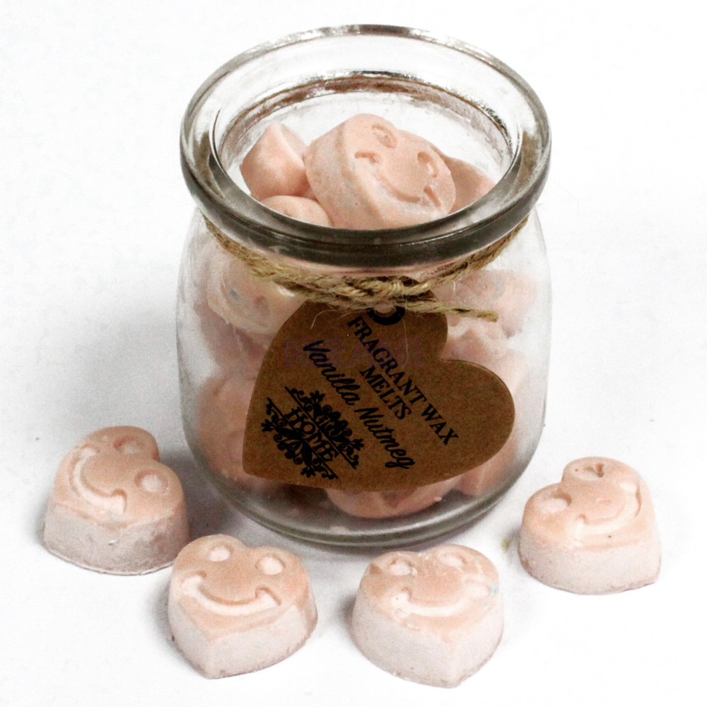 Vanilla Nutmeg Soywax Melts Jar 