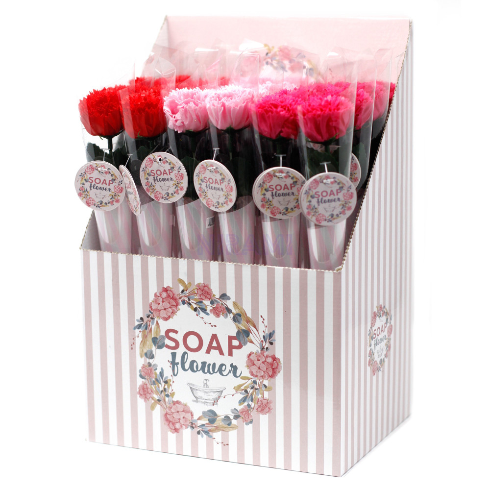 Flor de Jabón - Pequeña clavel (color surtido)