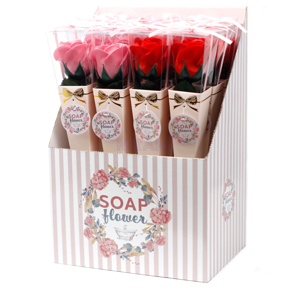 Flor de Jabón - Rosas Medium (color surtido)