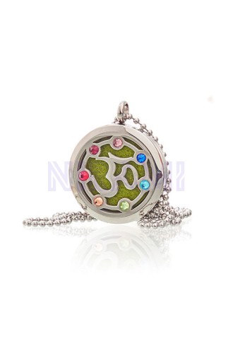 Collar de Joyería de Aromaterapia - OM Chakra - 30mm