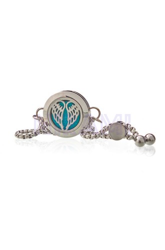 Pulsera de Cadena de Aromaterapia - Alas de Angel - 20mm