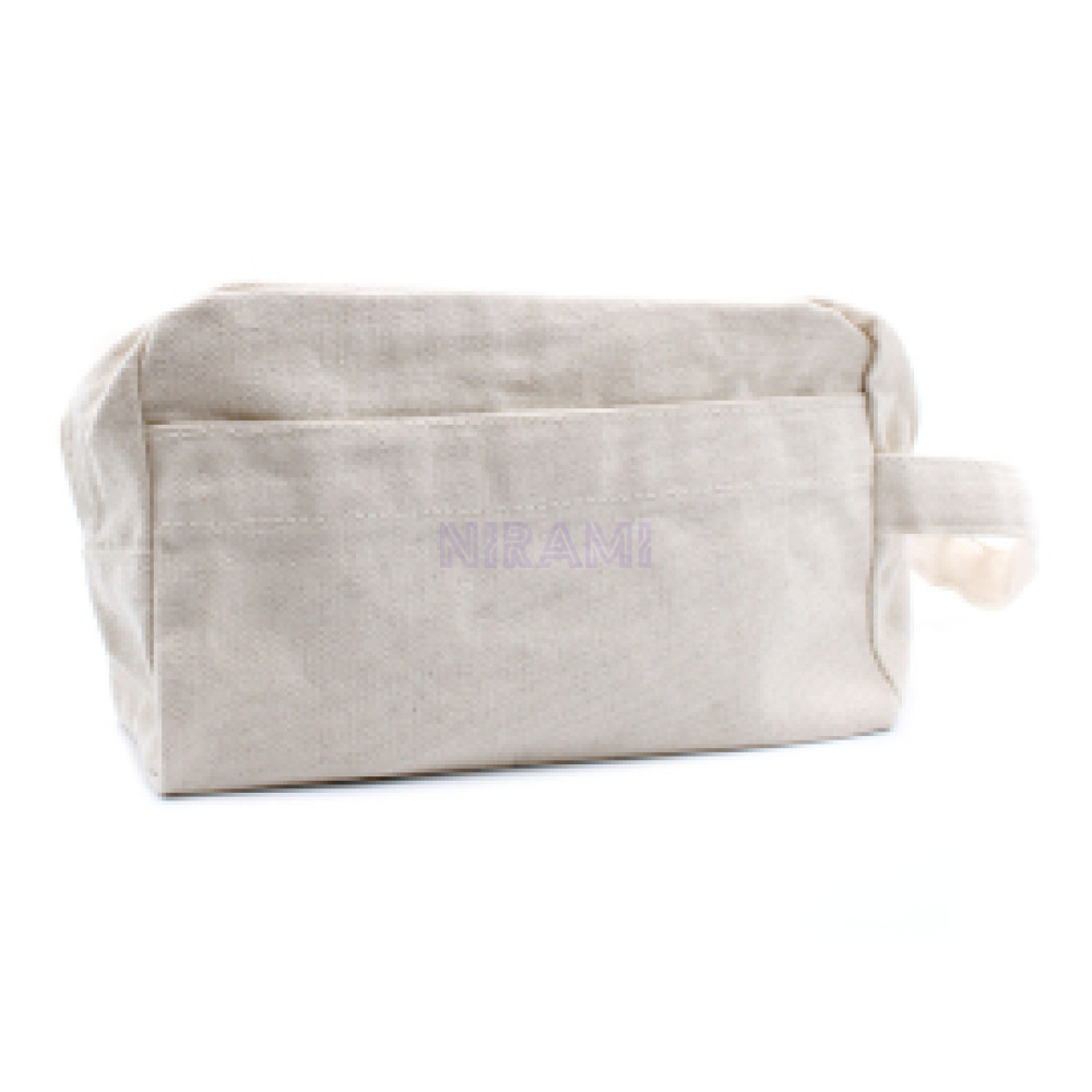 Neceser Algodón Natural 10 oz - Cuadrado Clásico