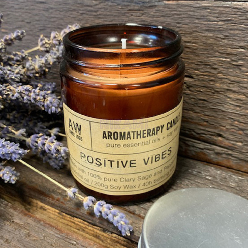 Vibraciones positivas - Vela para Aromaterapia 