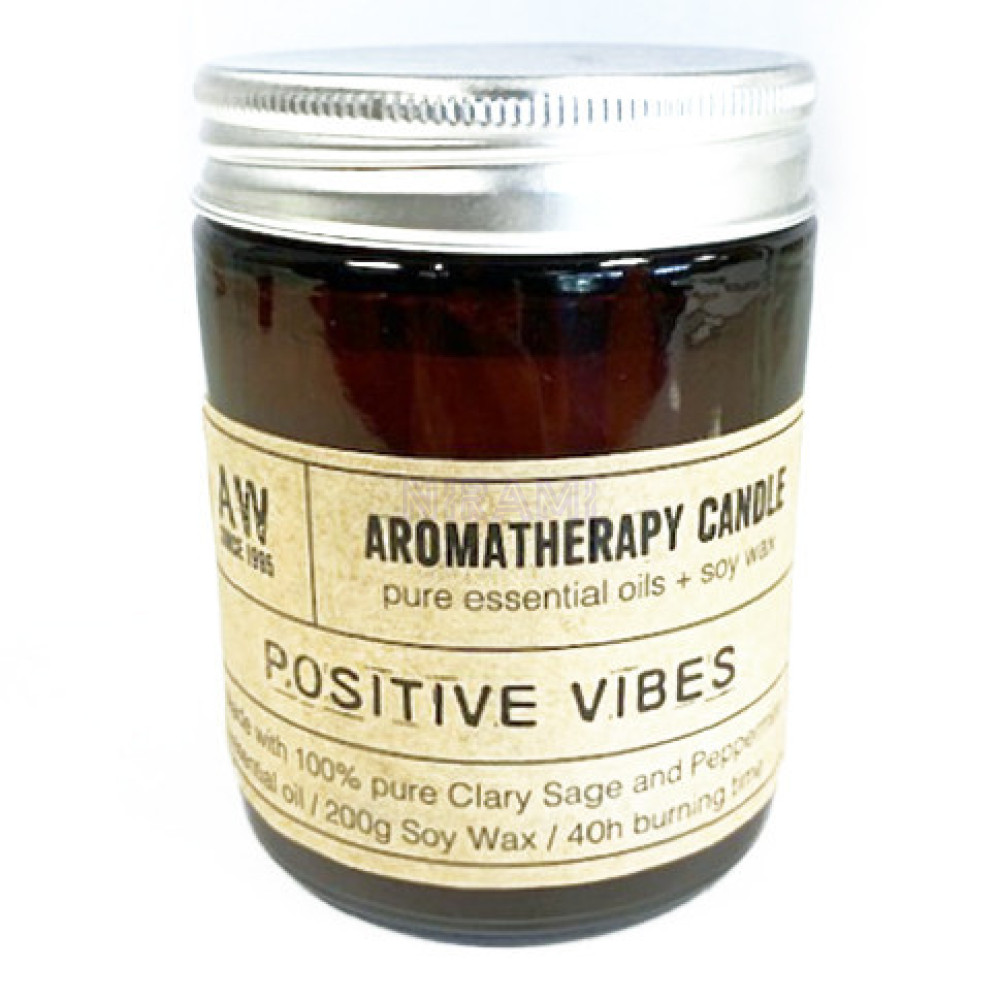 Vibraciones positivas - Vela para Aromaterapia 
