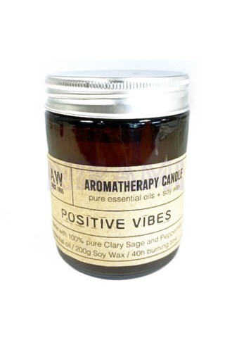 Vibraciones positivas - Vela para Aromaterapia 