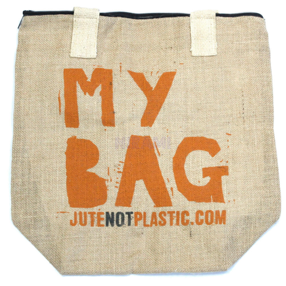 Bolso de yute ecológico - Mi bolsa - (diseños surtidos)