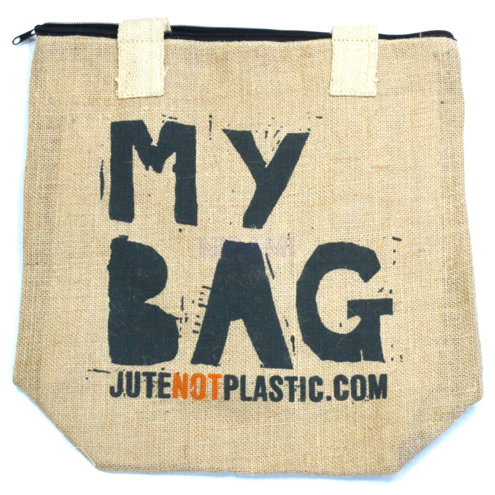 Bolso de yute ecológico - Mi bolsa - (diseños surtidos)