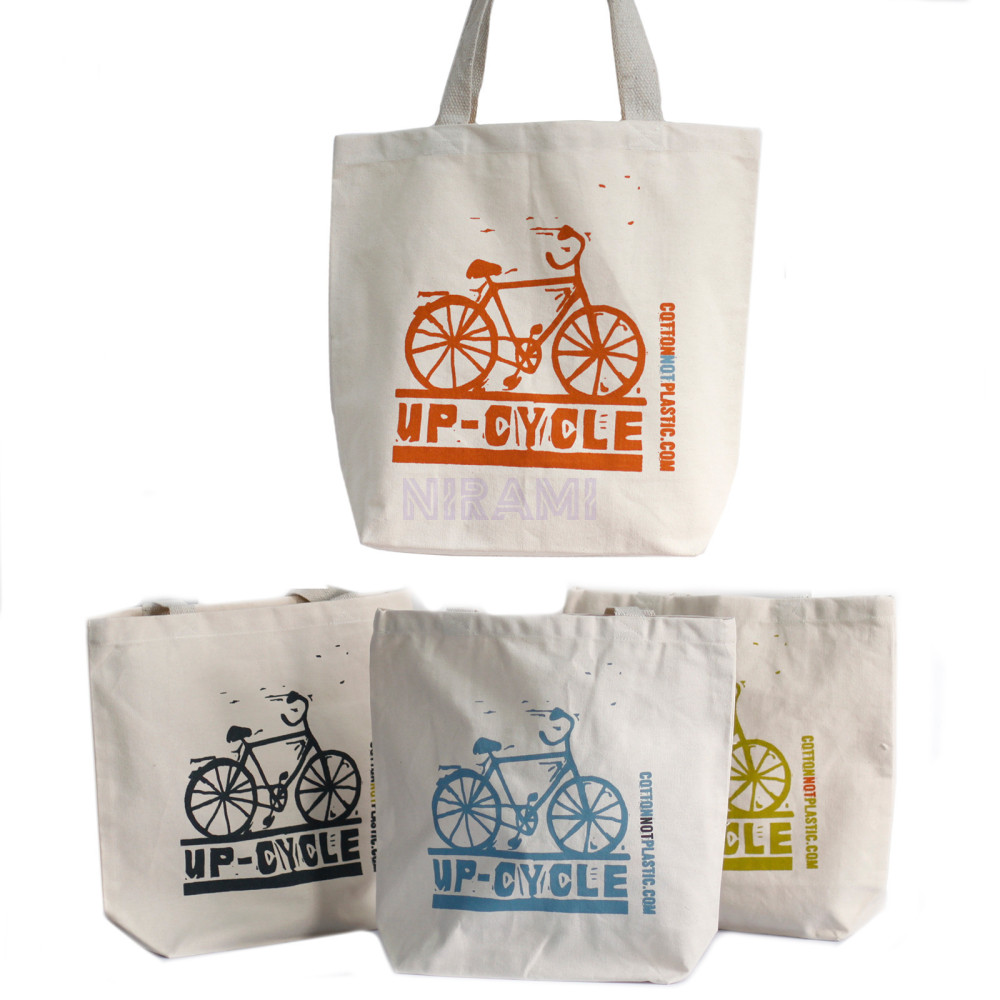 Bolsas de algodón ecológico - Bicicleta (4 diseños surtidos)