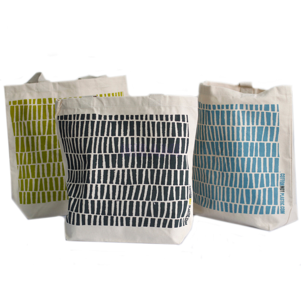 Bolsas de algodón ecológico - All Over Design (4 diseños surtidos)
