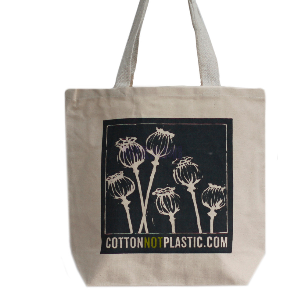 Bolsas de algodón ecológico - Poppy Heads (4 diseños surtidos)