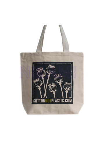 Bolsas de algodón ecológico - Poppy Heads (4 diseños surtidos)
