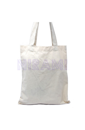 Bolsa Mediana Natural de Algodón 35x30cm