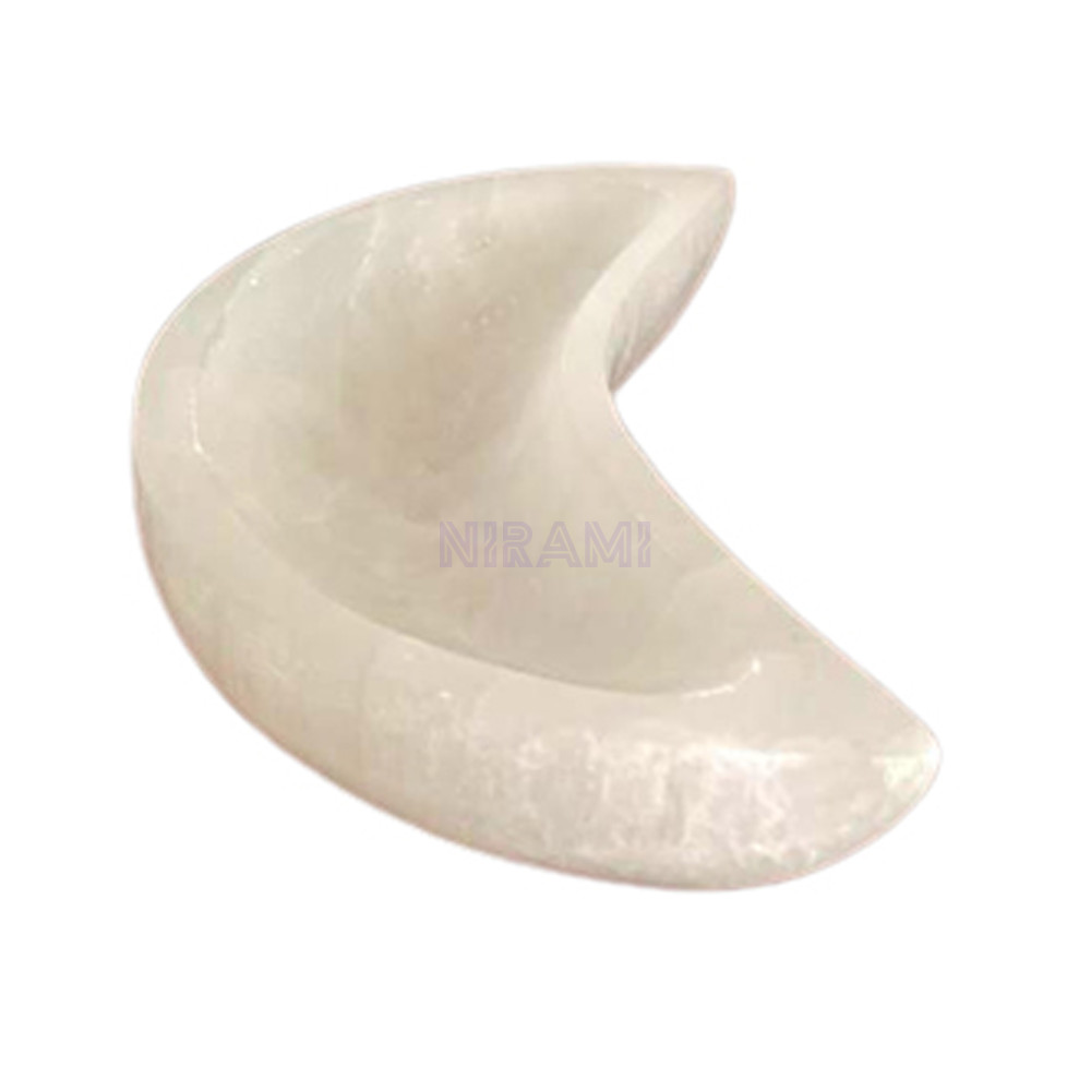 Cuenco de luna selenita - 15cm