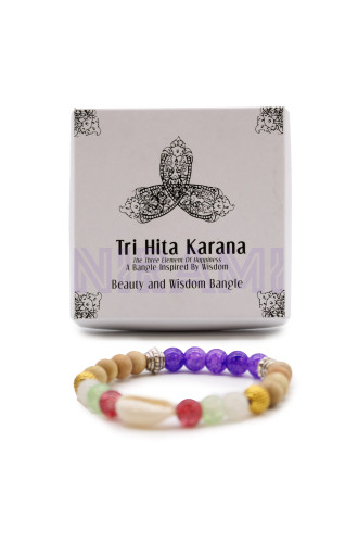 Belleza y Sabiduria Tri Hita Karana Bangle 
