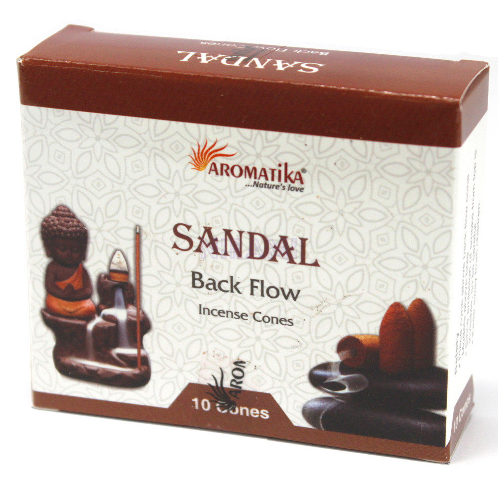 Sandalwood - Aromatika Backflow Incense Cones 