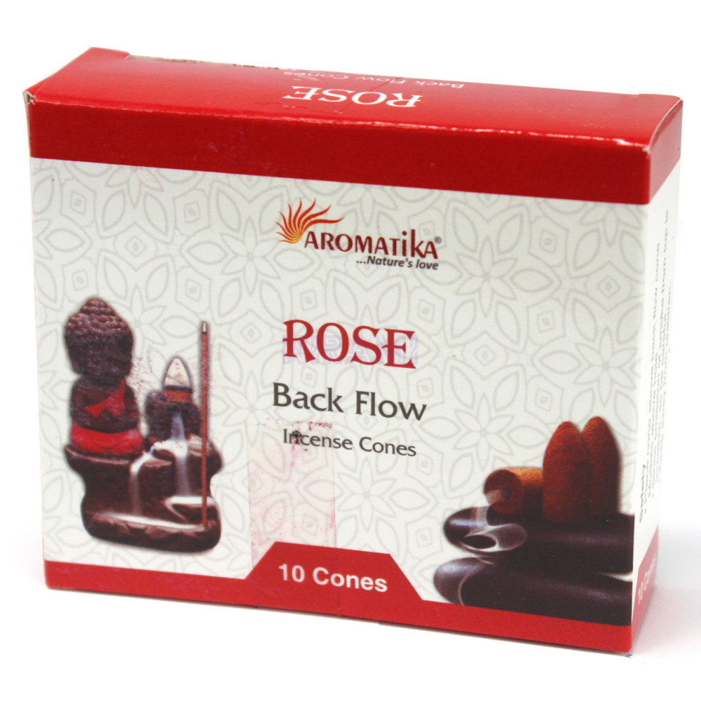 Rosa - Conos de Incienso Reflujo Aromatika 