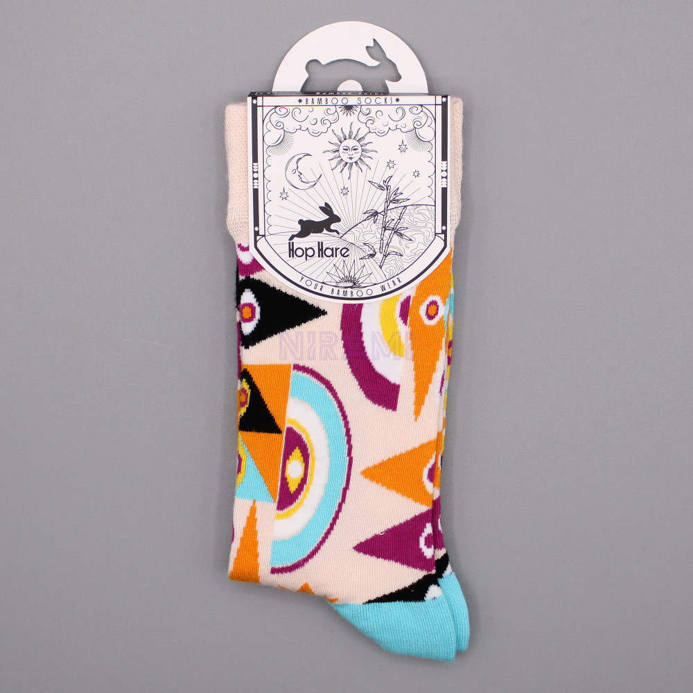 Calcetines de bambú Hop Hare (36-40) - Mal de ojo psicodélico