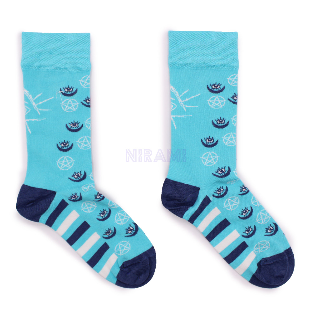 Calcetines de bambú Hop Hare (36-40) - Pentagrama y mal de ojo
