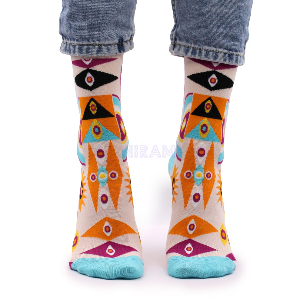 Calcetines de bambú Hop Hare (36-40) - Mal de ojo psicodélico