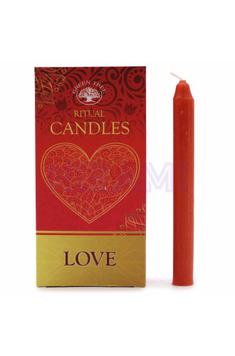Amor - Conjunto de 10 velas 