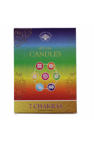 7 Chakras - Conjunto de 7 velas 
