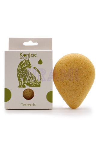 Esponja Facial Konjac - Cúrcuma - Antiarrugas