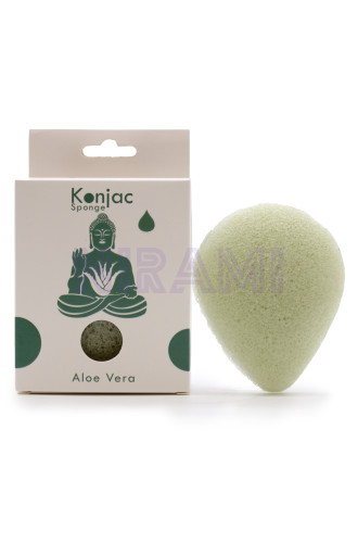 Esponja Facial Konjac - Aloe Vera - Cicatrizante