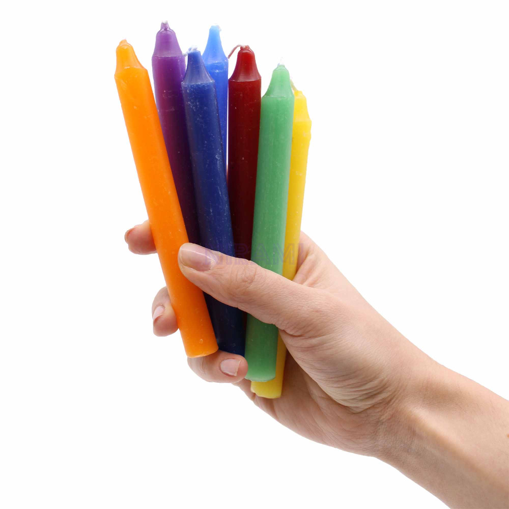 7 Chakras - Conjunto de 7 velas 