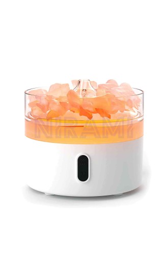 Difusor de Aroma de Sal del Himalaya - Luz Nocturna - USB-C - Efecto L…