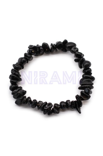 Pulsera Fragmentos de Piedras Preciosas - Ágata negra