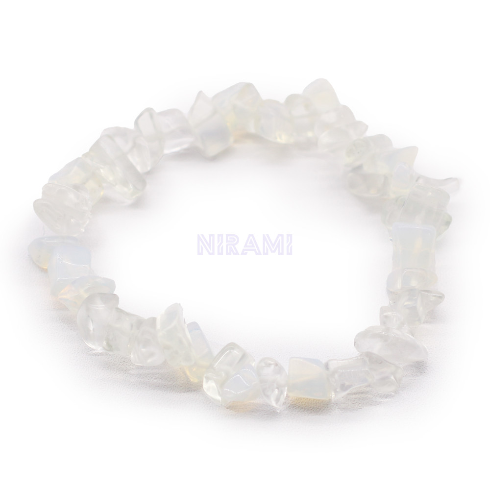 Opalite Pulsera Fragmentos de Piedras Preciosas 