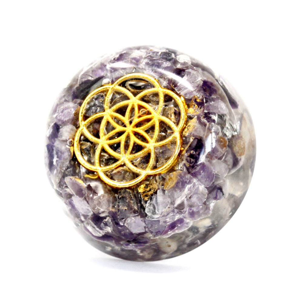 Cúpula de amatista Orgonite de oficina