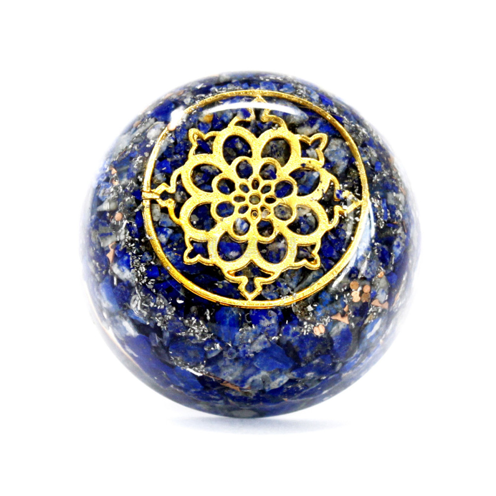 Cúpula de lapis lázuli Orgonite de oficina