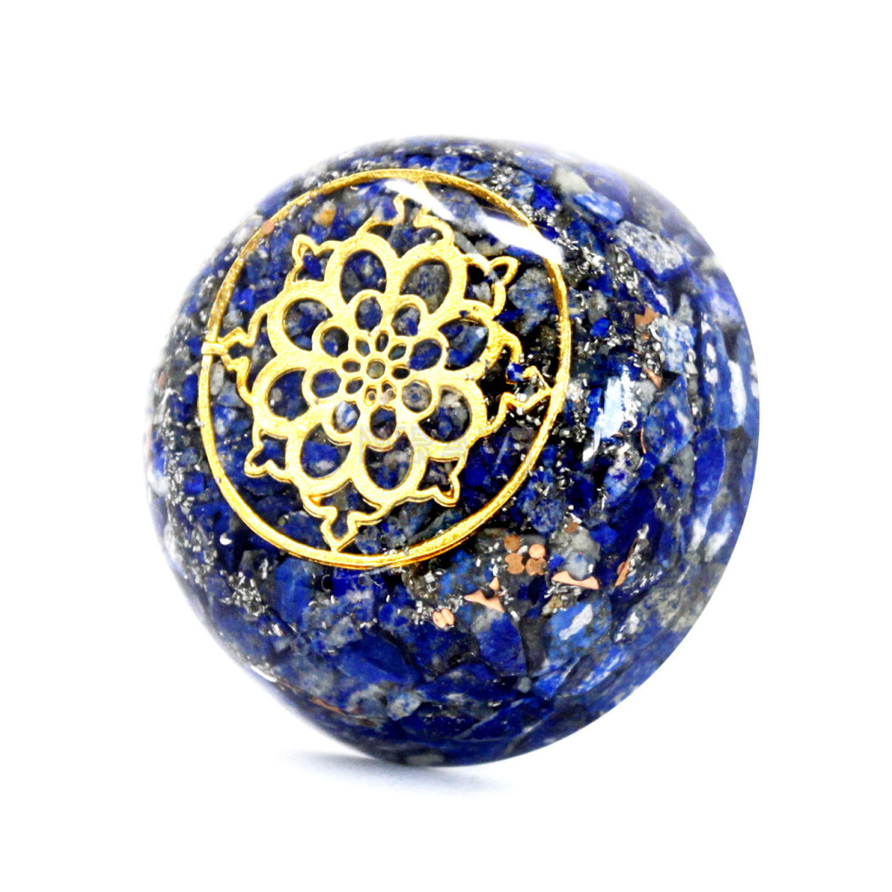 Cúpula de lapis lázuli Orgonite de oficina