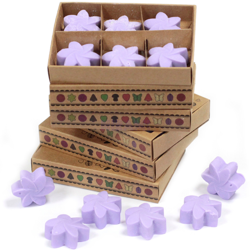 Campos de lavanda - Caja de 6 ceras de Soja
