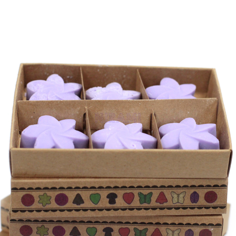Campos de lavanda - Caja de 6 ceras de Soja