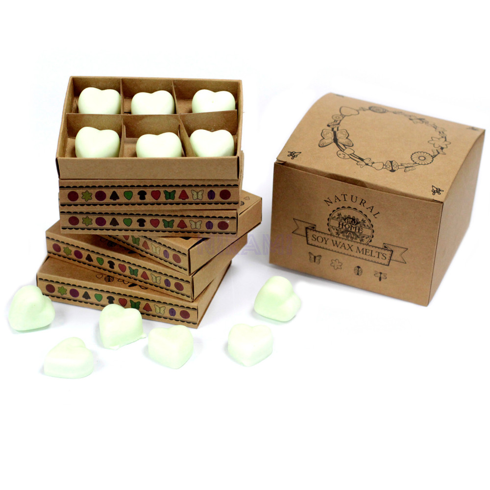 Manzana especiada - Caja de 6 ceras de Soja 