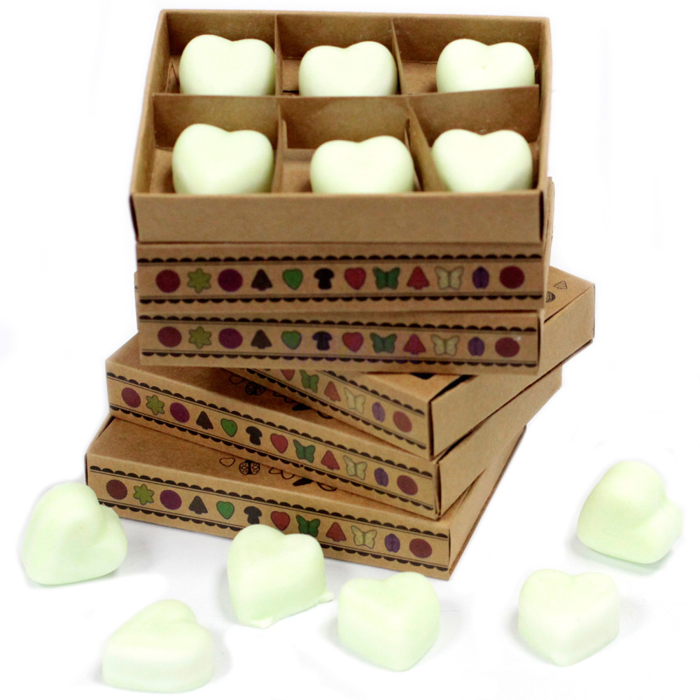 Manzana especiada - Caja de 6 ceras de Soja 