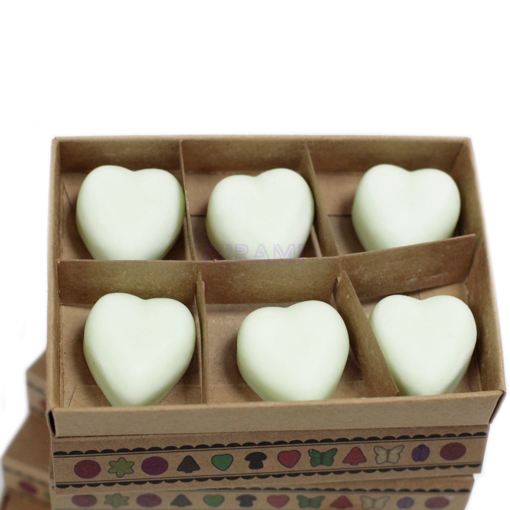 Manzana especiada - Caja de 6 ceras de Soja 