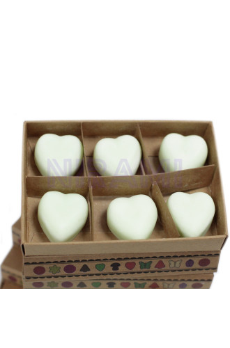 Manzana especiada - Caja de 6 ceras de Soja 
