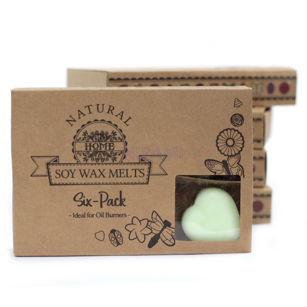 Manzana especiada - Caja de 6 ceras de Soja 